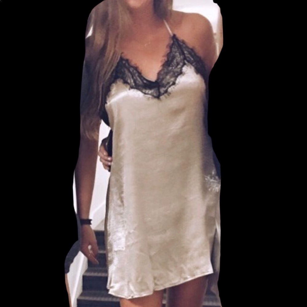 LF gold dress